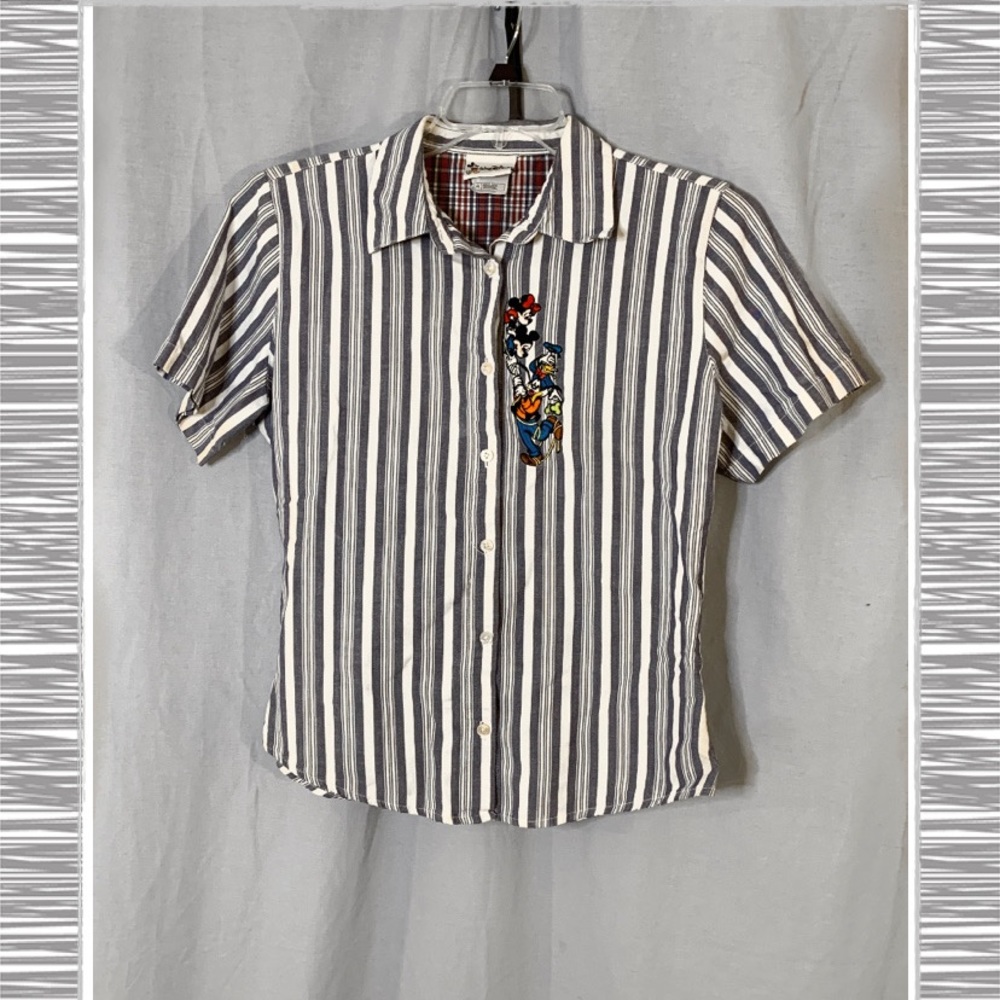 Mickey and Friends button down top.
